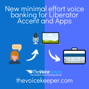 Voice Banking with The Voice Keeper